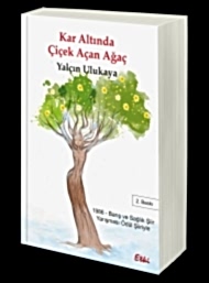 Kar Altında Çiçek Açan Ağaç kapağı